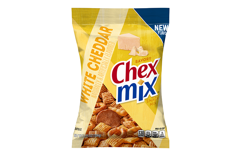 Chex Mix Snack Mix, Party Blend, Savory, Bold - 3.75 oz