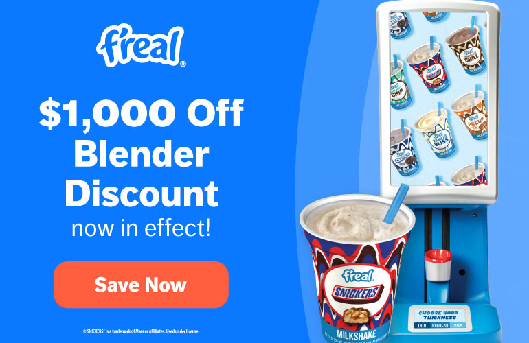 Self-Serve Milkshake Machines : Freal blender
