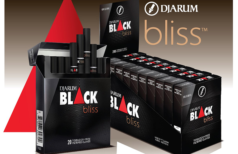 Djarum Black Bliss Tobacco Free Filtered Cloves Cigar, Ivory, 20